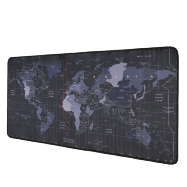 World Map Extra Large Extended Anti Slip Rubber Gaming Mouse Pad & Keyboard Desk Mat for Computer Laptop (70L x 30W x 3H CM)